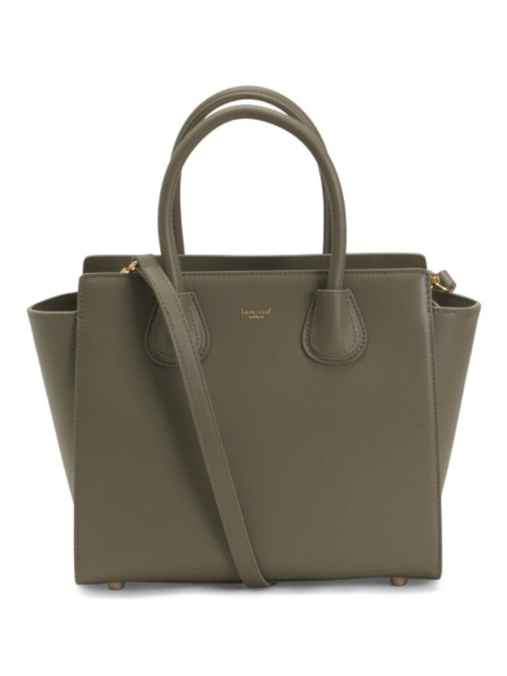 MONCRIEF LONDON Leather Classic Bag With Shoulder Strap